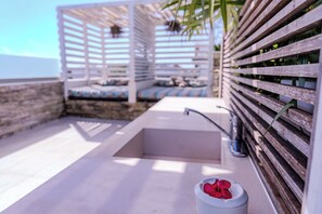 Terrasse sur le toit