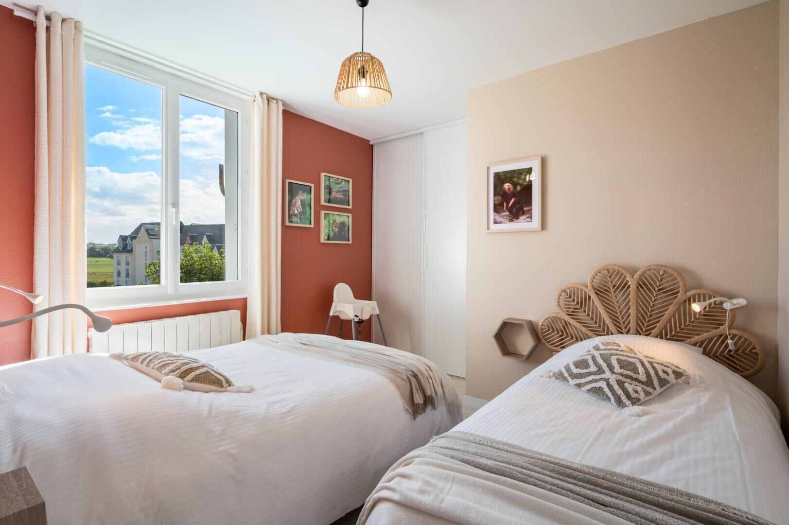 2 slaapkamers, reisbedje, gratis wifi