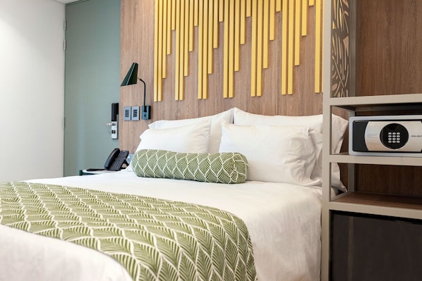 Superior Double Room, City View | Minibar, in-room safe, desk, laptop workspace