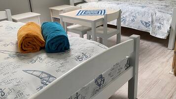 2 bedrooms, iron/ironing board