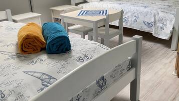 2 bedrooms, iron/ironing board