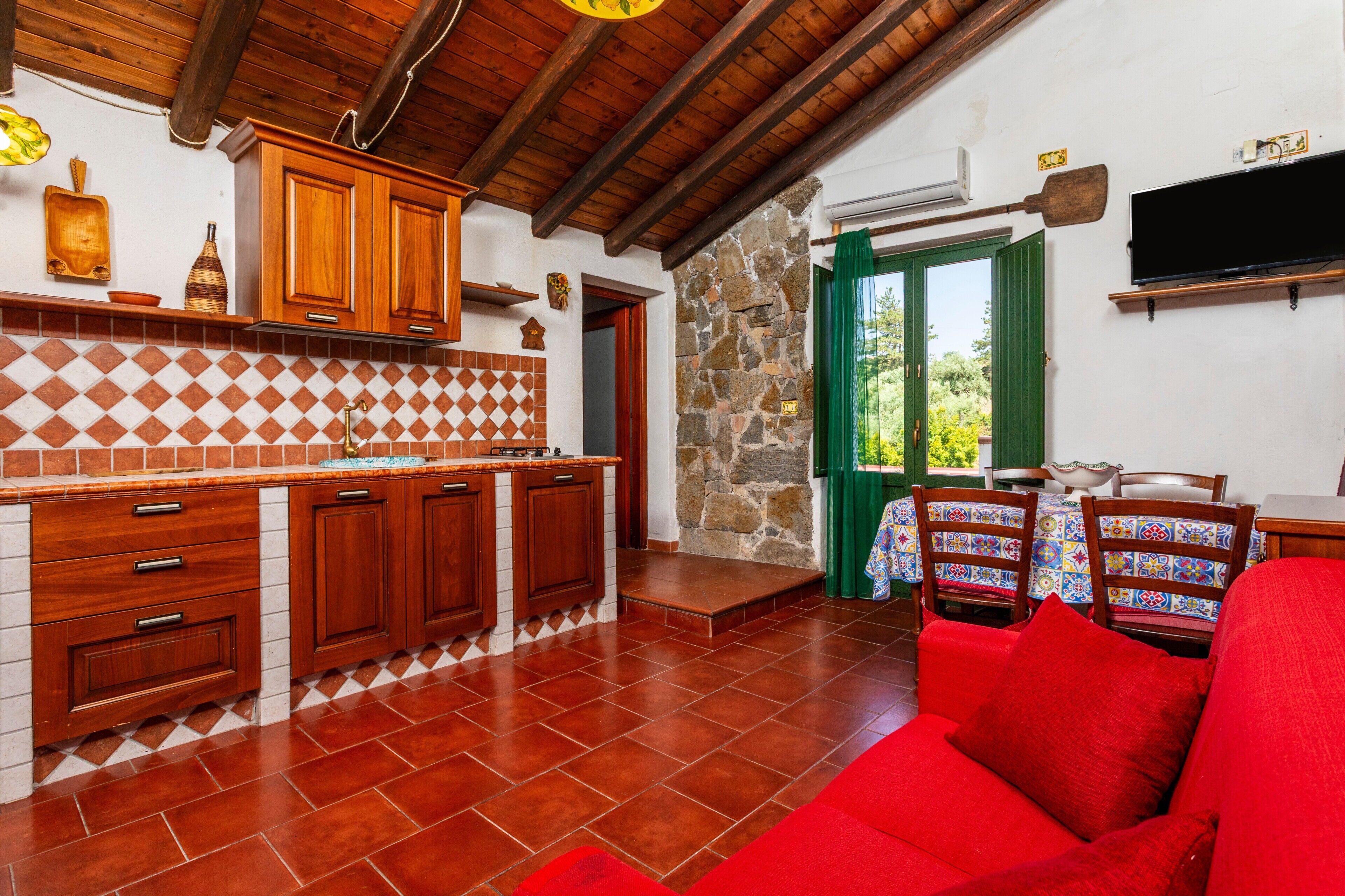 TV, fireplace, table tennis
