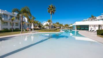 Indoor pool, a heated pool