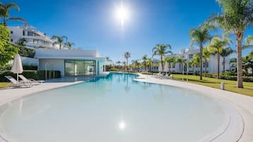 Indoor pool, a heated pool