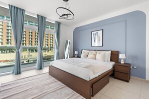 Grand Apartment, 1 King Bed | 1 bedroom, Egyptian cotton sheets, premium bedding, memory-foam beds - Silkhaus Al Naseem (Abu Dhabi)