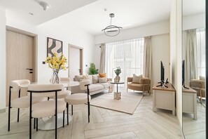 Comfort-lejlighed - balkon - byudsigt | Opholdsområde | Smart-tv
