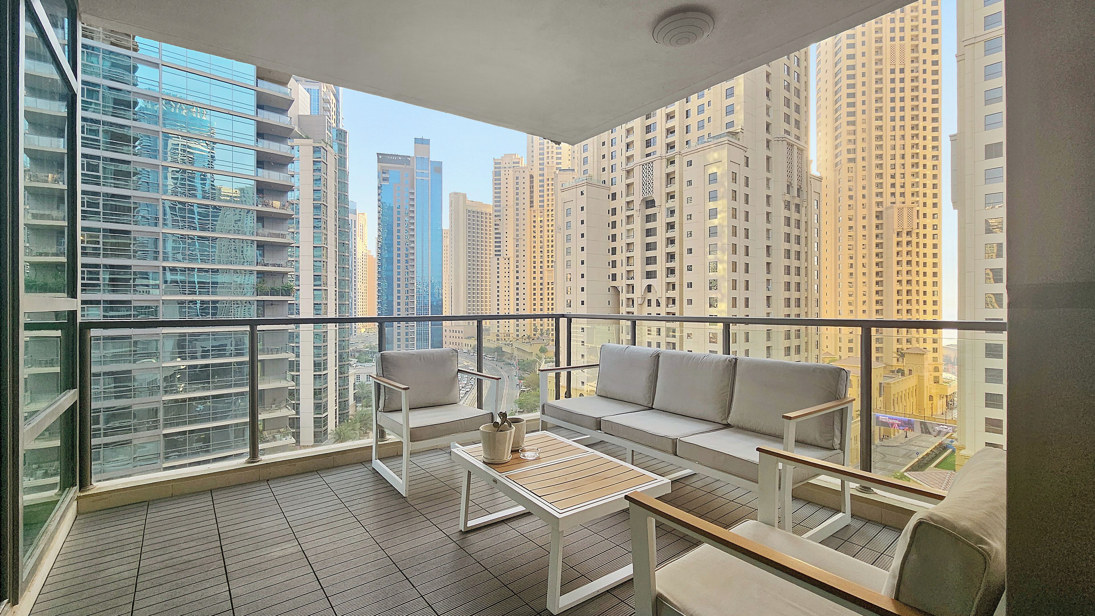 Exclusive-Apartment, 1 King-Bett | Balkon