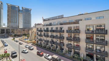 Vue depuis lâhĂ©bergement