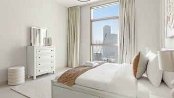 Deluxe appartement | 1 slaapkamer, lakens van Egyptisch katoen, luxe beddengoed