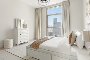 豪華公寓 | 1 間睡房、埃及棉床單、高級寢具、記憶棉床墊