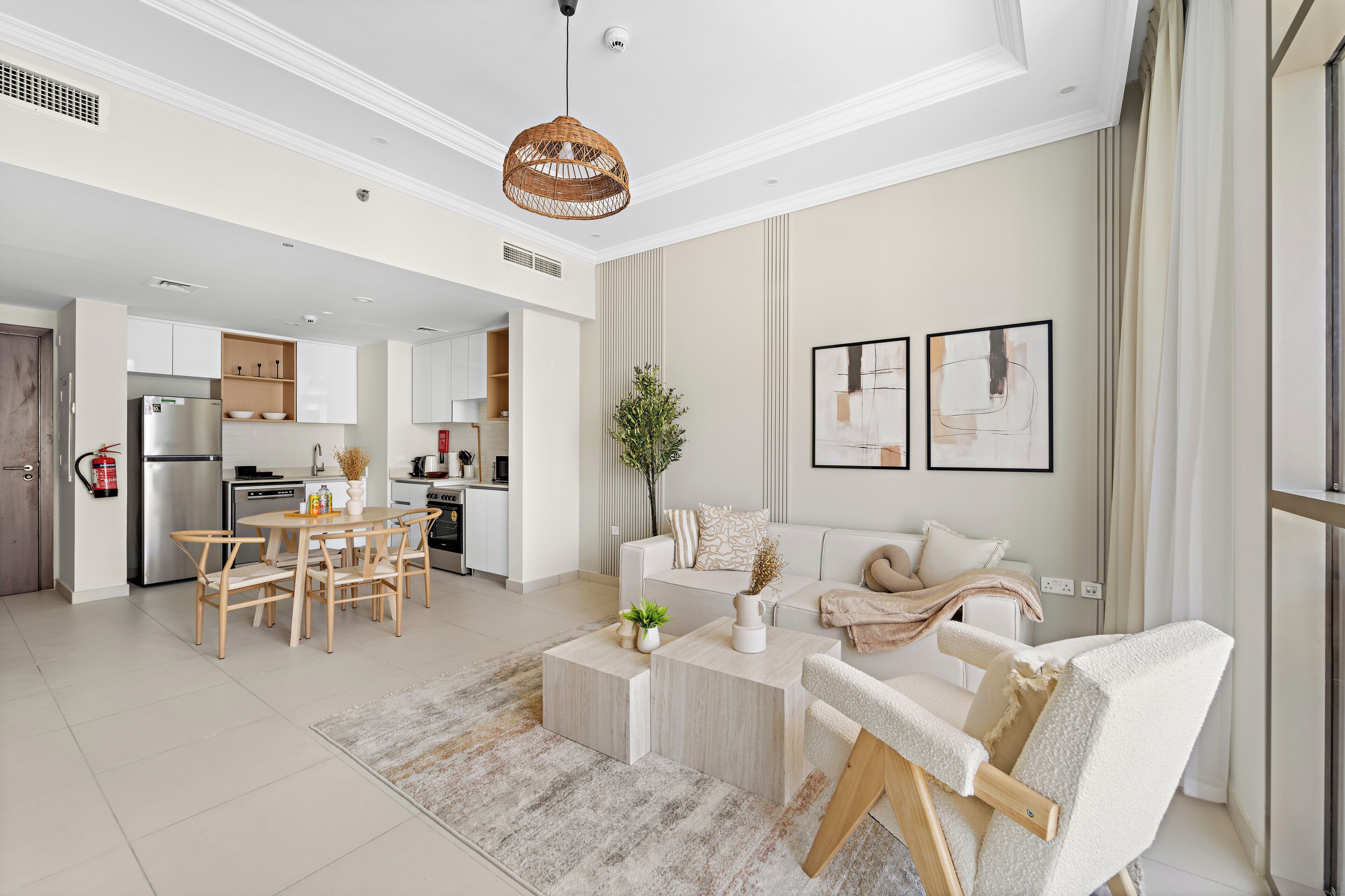 Gallery Apartment, 1 Katil Raja (King) | Ruang tamu | 50 inci sebuah televisyen pintar dengan digital 