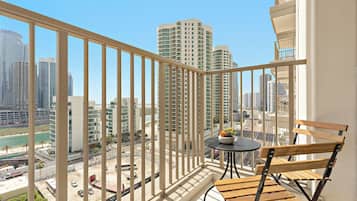 Comfort appartement | Uitzicht vanaf balkon