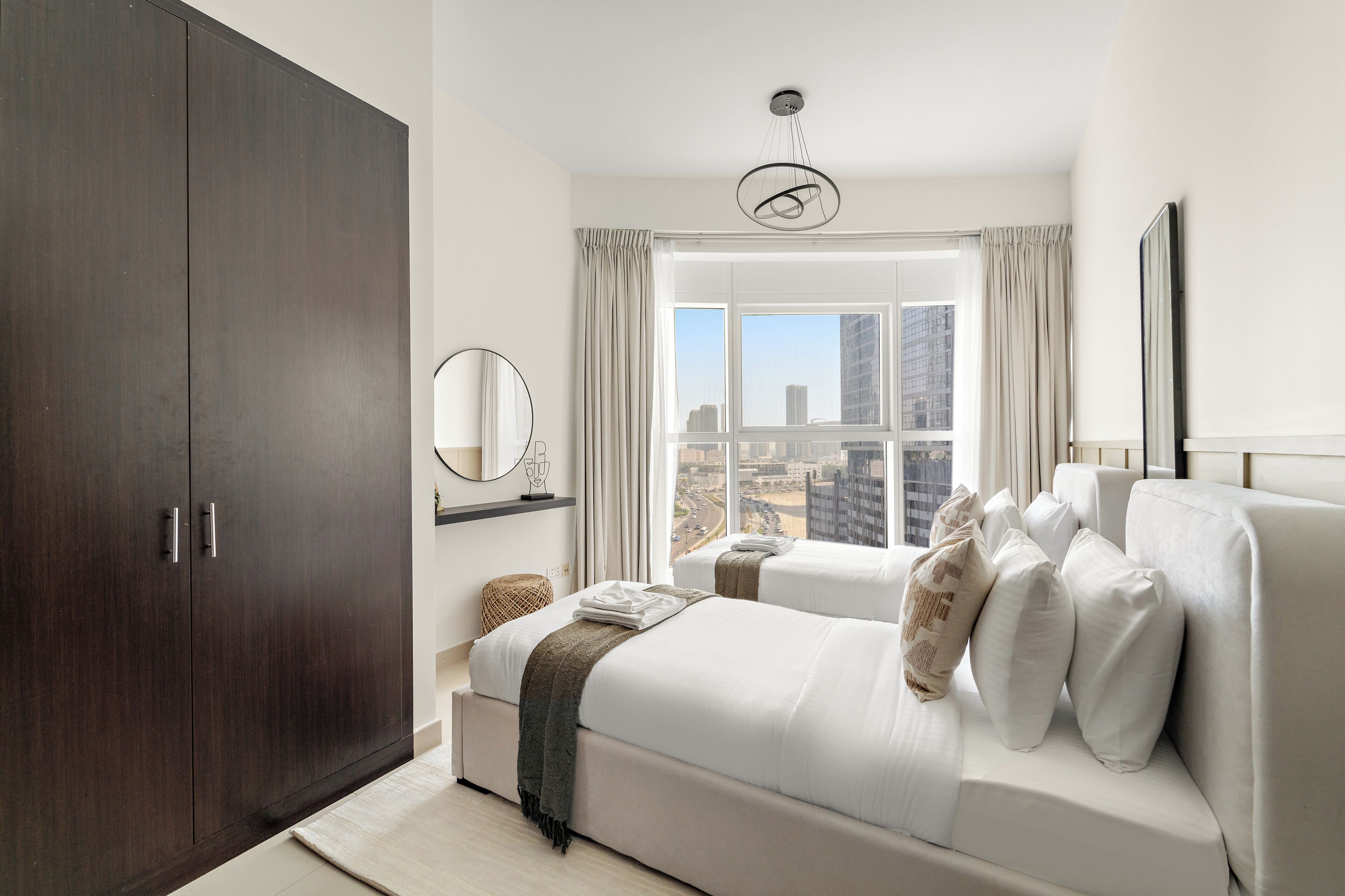 2 chambres, draps en coton égyptien, literie de qualité supérieure