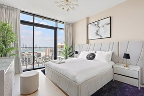 Apartamento exclusivo, 1 cama de matrimonio grande | 1 dormitorio, sábanas de algodón egipcio, ropa de cama de alta calidad