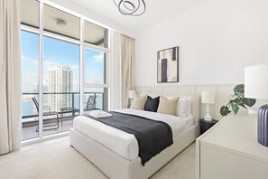 Elite Apartment, Multiple Beds | 2 bedrooms, Egyptian cotton sheets, premium bedding, memory-foam beds