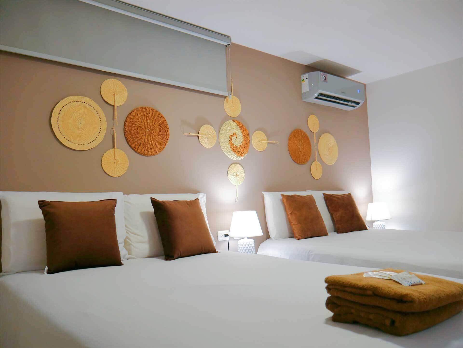 Comfort Twin Room, 2 Double Beds | Free WiFi