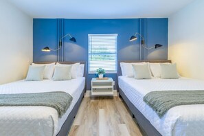 2 bedrooms, desk, iron/ironing board, free WiFi