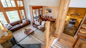 TV, fireplace - NEW LISTING | Recently Updated | Ski-In/Out | Hot Tub | Garage | Managed by Aloha Whistler (Whistler)
