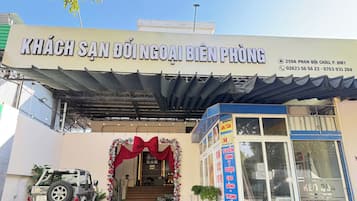 Voorkant van accommodatie