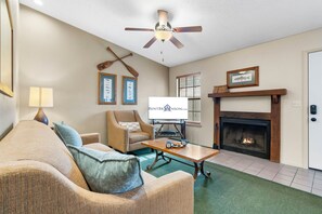 TV connectée, cheminée