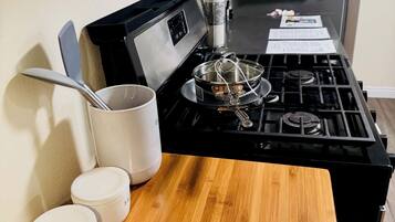 Microwave, oven, stovetop