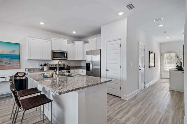 Fridge, microwave, oven, stovetop - B Coastal | Near Cessna Landing (Santa Rosa Beach)