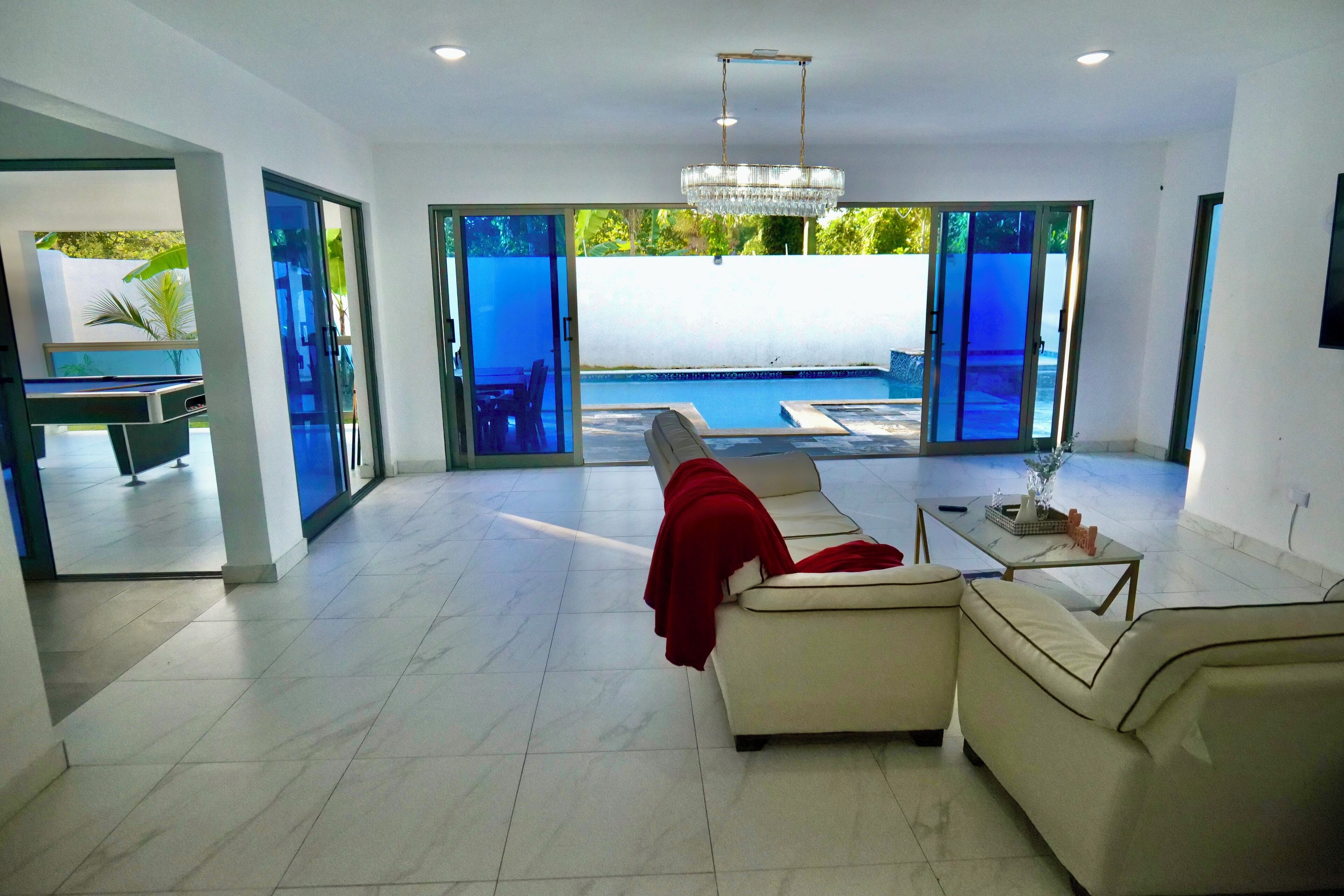 Family Villa, Patio, Garden View | Living area