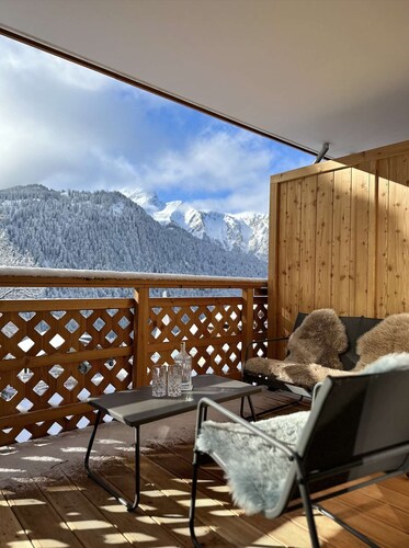Cozy T2 and mountain area, a stone's throw from the slopes!