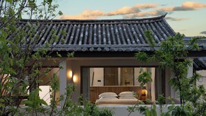 Deluxe Single Room, 1 Katil Raja (King), Private Bathroom, Garden View