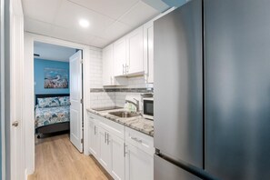 Fridge, coffee/tea maker, blender - 301 Ocean Ave, Unit 209 - The Harbor Light (North Wildwood)