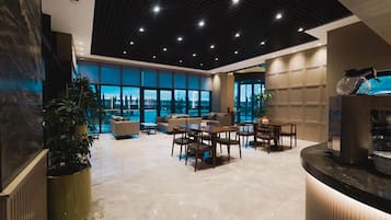 Sitteområde i lobbyen