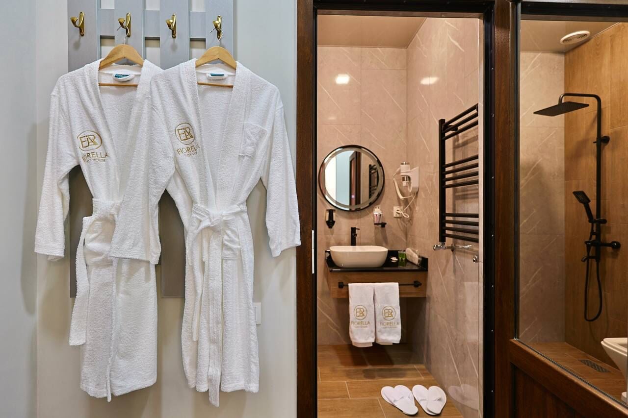 Family Double Room Single Use | Bathroom | Slippers