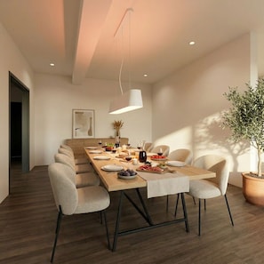 Dining - Modern Sea View Villa, Private Pool, Jacuzzi & Sauna – Near Beach (Split/Trogir) (Kaštel Stari)