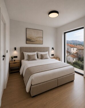 5 Schlafzimmer, Schreibtisch, Bügeleisen/Bügelbrett, kostenloses WLAN
