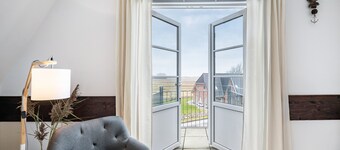 Appartement 'Inselliebe' met balkon en Wi-Fi