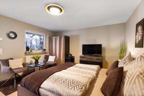 1 soveværelse, strygejern/strygebræt, gratis Wi-Fi, sengetøj