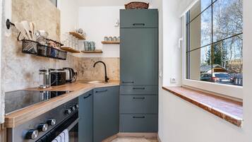 Kühlschrank, Ofen, Herdplatte, Geschirrspüler
