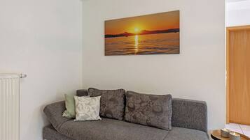 Een televisie en een tafeltennistafel