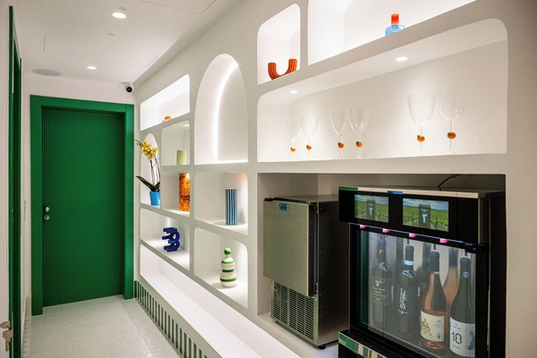 Interior entrance
