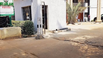 Fassade der Unterkunft