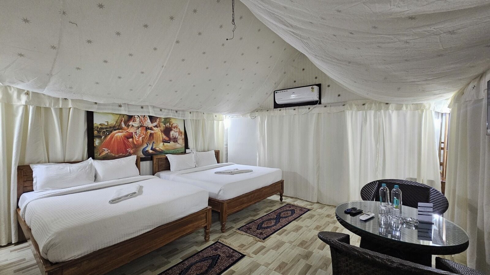 Premium Tent, Patio, Lake View | Laptop workspace, blackout curtains, free WiFi