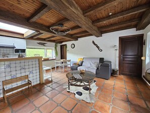 House | Living room - Farmhouse in Belgium With Lush Garden Retreat (Hastiere)