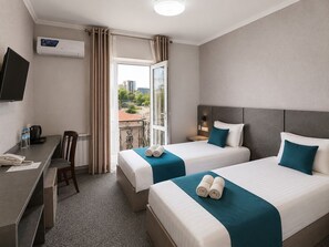 Standard Twin Room | Desk, laptop workspace, blackout curtains, iron/ironing board - BOSTON HOTEL (Tashkent)