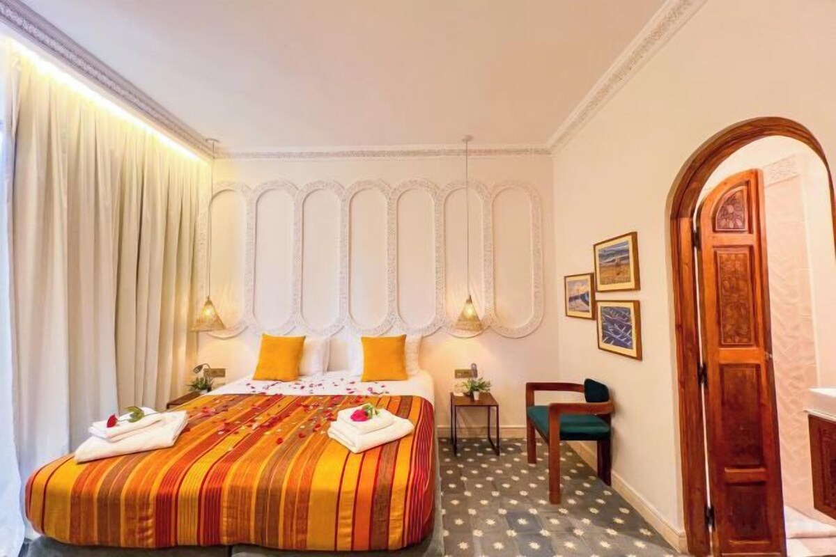 Pillow-top beds, in-room safe, blackout curtains