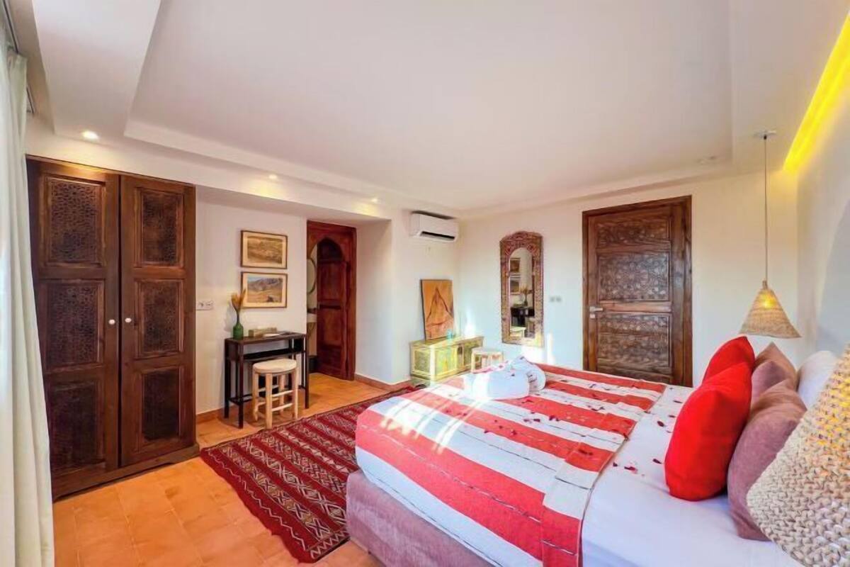 Pillow-top beds, in-room safe, blackout curtains
