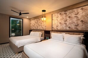 Family Room | Free WiFi - Goa Crescent Resort - A Hilltop Seaview Escape (Morjim)