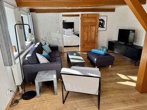 Smart TV, books - Hygge thatched roof apartment near Husum (5km) / Friedrichstadt /7km) (Rantrum)