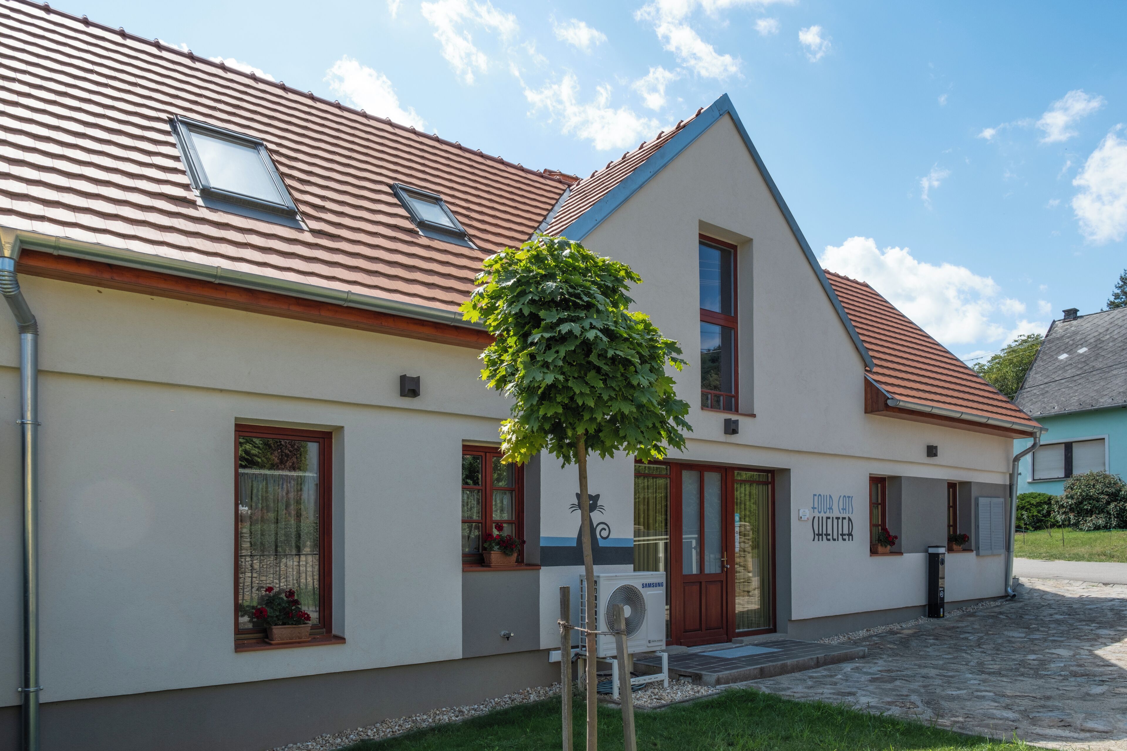 Fassade der Unterkunft