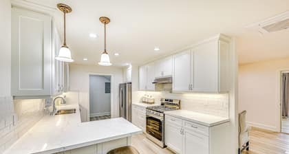 Patio & Workspace: Peaceful Riverside Apartment!