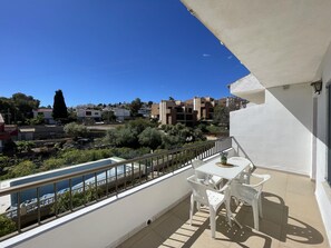 Outdoor dining - Apartment in Peñíscola with pool and parking, 2 bedrooms (Peñíscola)